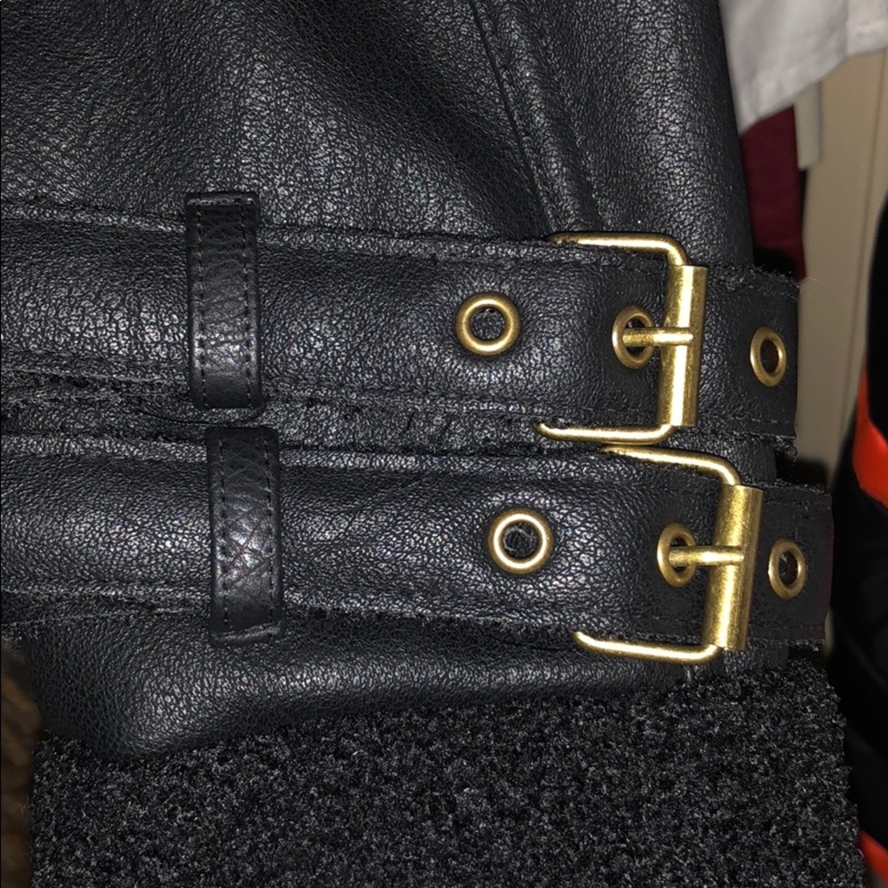 Zara faux leather cropped jacket - Picture 4 of 7